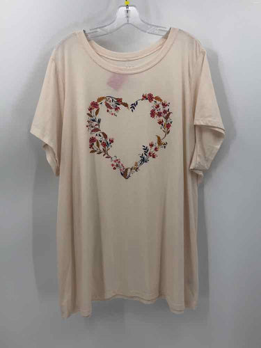 Torrid Size 3X Ivory hearts Knit Top