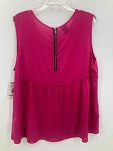 Load image into Gallery viewer, Covington Size 2X Fuschia Blouse