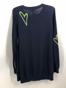 Kim Gravel Size 2X Navy hearts Tunic