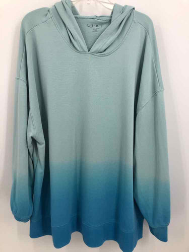 Livi Size 26/28 mint/aqua Ombre Knit Top