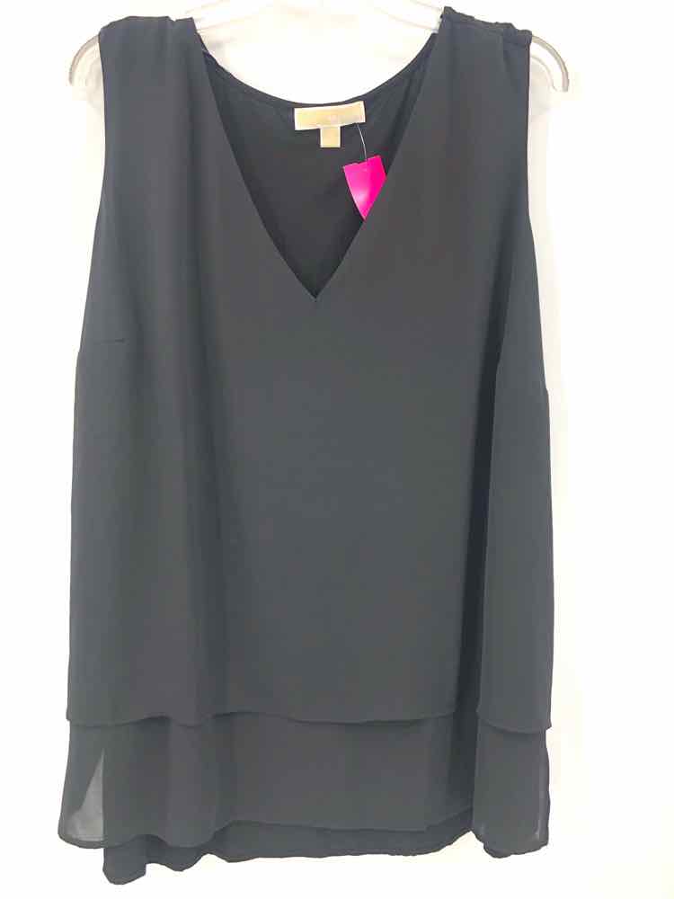 Michael Kors Size 3X Black Blouse