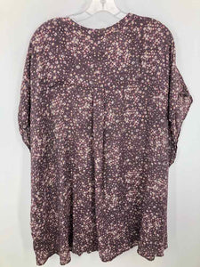 Torrid Size 4X Purple Print Blouse