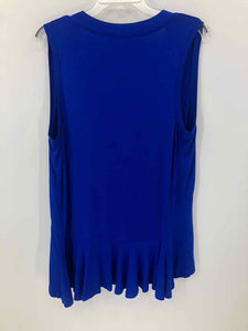 Cable & Gauge Size XL Royal Blue Knit Top