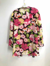 Load image into Gallery viewer, Maggie Size 5X Pink/black Print Blouse