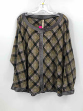 Load image into Gallery viewer, Cynthia Ashbury Size 3X Olive Plaid Blouse