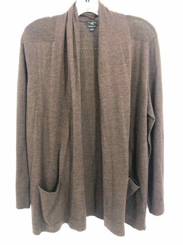 Talbots Size Large P Brown Cardigan