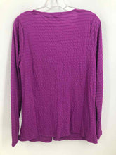 Load image into Gallery viewer, Lane Bryant Size 14/16 Wine Textured Knit Top