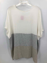 Load image into Gallery viewer, Maurices Size 2X Ivory Screen Printed Knit Top