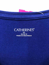 Load image into Gallery viewer, Catherines Size 4X Royal Blue seasonal Knit Top