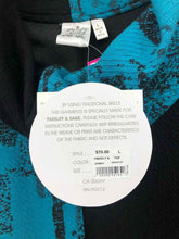 Load image into Gallery viewer, Parsley &amp; Sage Size Large Black/blue Print Knit Top