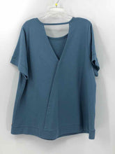 Load image into Gallery viewer, Livi Size 22/24 Dusty Blue Knit Top