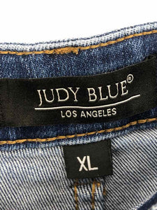 Judy Blue Size XL Denim Frayed Shorts