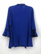 Load image into Gallery viewer, Liz Mccoy Size 3X Royal Blue Knit Top