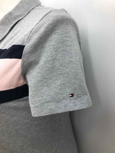 Tommy Hilfiger Size XL gray/pink Stripe Dress