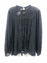 Load image into Gallery viewer, Torrid Size 2X Black Embroidered Blouse