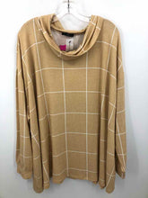 Load image into Gallery viewer, Lane Bryant Size 26/28 Beige Plaid Sweater
