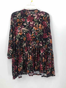 Torrid Size 4X Black/maroon Print Duster