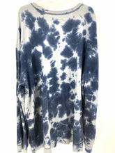 Load image into Gallery viewer, Original Use Size 3X NAVY/GRAY tiedye Knit Top