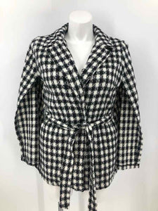 Altar'd State Size Large Black/white Checkered Duster