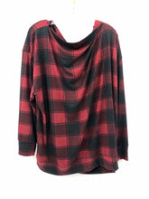 Load image into Gallery viewer, Maurices Size 3X Black/Red Plaid Tunic