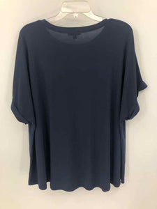 Cocomo Size 2X Navy Star Knit Top