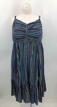 Load image into Gallery viewer, Torrid Size 2X Navy/red Stripe Dress