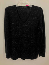 Load image into Gallery viewer, Charter Club Size XL Black/beige confetti Sweater