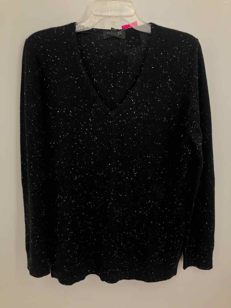 Charter Club Size XL Black/beige confetti Sweater