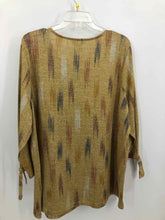 Load image into Gallery viewer, CJ Banks Size 2X Mustard Print Tunic