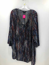 Load image into Gallery viewer, Catherines Size 5X black/rust Print Tunic