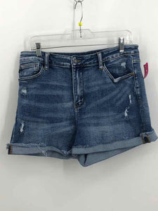 Judy Blue Size XL Denim Frayed Shorts