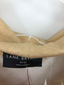 Lane Bryant Size 26/28 Beige Plaid Sweater