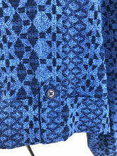 Load image into Gallery viewer, Catherines Size 5X Blue Print Blouse