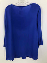 Load image into Gallery viewer, JM Collection Size 2X Royal Blue Studded Blouse
