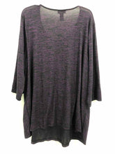 Load image into Gallery viewer, Catherines Size 2X Purple/Black marled Tunic