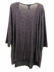 Catherines Size 2X Purple/Black marled Tunic