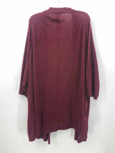 Load image into Gallery viewer, Catherines Size 5X Maroon Ribbed Duster