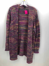 Load image into Gallery viewer, Lane Bryant Size 14 lav/beige Stripe Duster