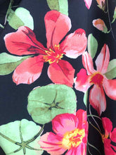 Load image into Gallery viewer, Catherines Size 5X Black/pink Floral Blouse