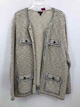 Load image into Gallery viewer, Talbots Size 2X Beige Tweed Jacket