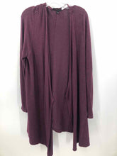 Load image into Gallery viewer, Lane Bryant Size 18/20 Eggplant Ribbed Duster