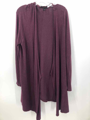 Lane Bryant Size 18/20 Eggplant Ribbed Duster