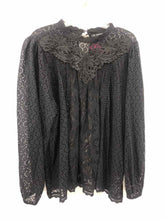 Load image into Gallery viewer, Torrid Size 2X Black Embroidered Blouse