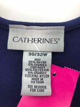 Load image into Gallery viewer, Catherines Size 4X Navy Print Tunic