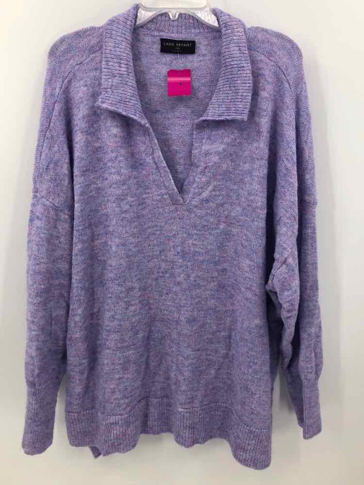 Lane Bryant Size 26/28 LAVENDAR confetti Sweater