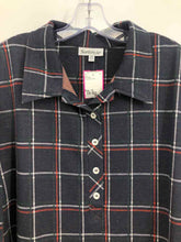 Load image into Gallery viewer, Northstyle Size 1X Navy/White Plaid Tunic