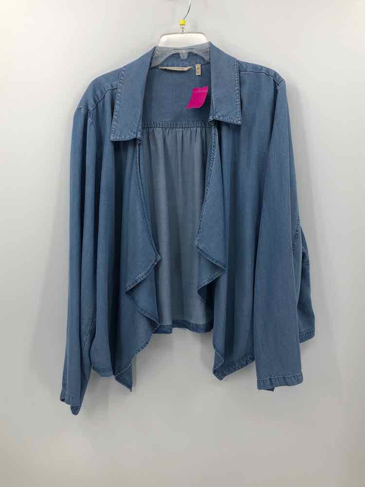 Soft Surroundings Size 3X CHAMBRAY Duster