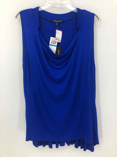 Cable & Gauge Size XL Royal Blue Knit Top