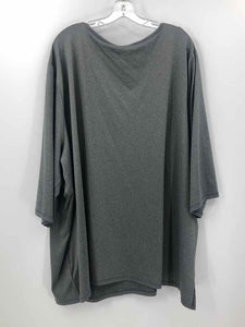 Catherines Size 5X Gray Caged Tunic