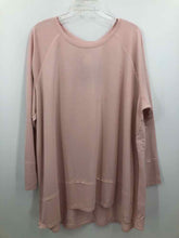 Load image into Gallery viewer, CJ Banks Size 3X Pale Pink Knit Top